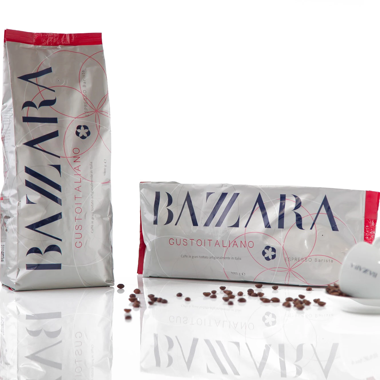 
Bazzara Espresso Roasted Coffee 1 KG - ITALIAN Roasted Coffee Beans 