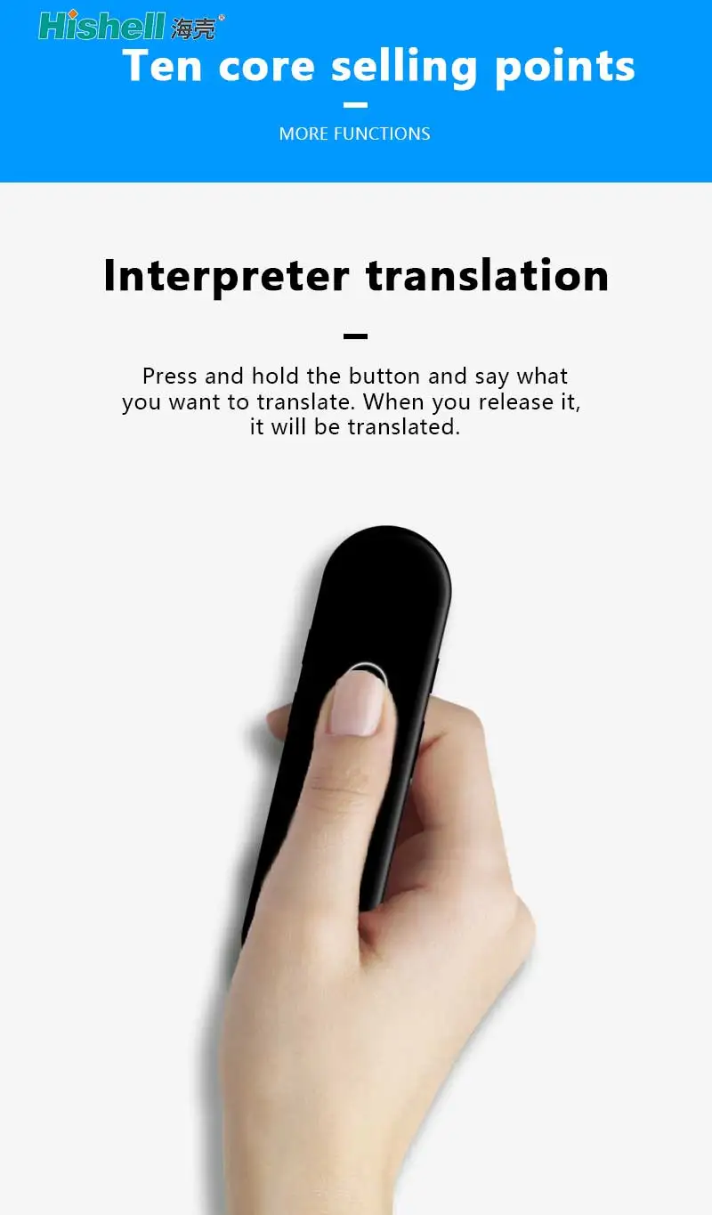 Handheld Smart Voice Translate Stick Smart Translation Stick Translator