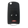 3 Button Remote Car Key Case Shell Cover Flip For Chrysler Jeep Dodge Ram