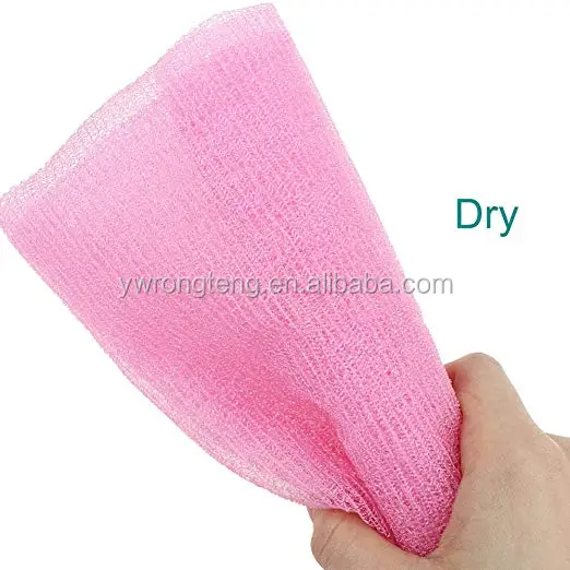 Exfoliating Washcloth Japanese Beauty Washcloth Nylon Bath Sponge