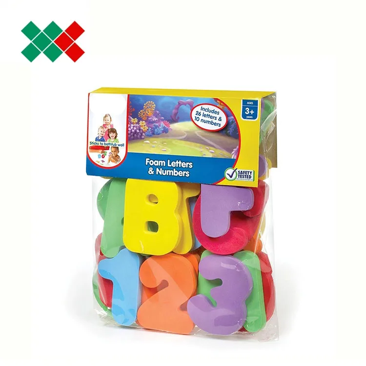 2023 Advanced Material Alphabet Letters And Numbers Eva Foam Tub Bath