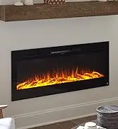 Electric Fireplace, 50", Wall, 500W - detail 8