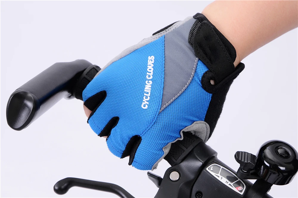 VANNO Men Sports Half Finger Anti Slip Gel Pad Motorcycle MTB Road pro Bike Gloves Bicycle Gloves