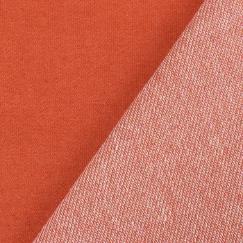 orange denim fabric