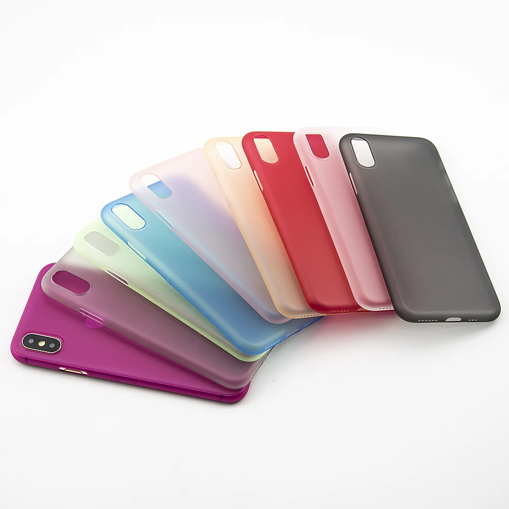 Bulk Mobile Cell Phone Accessories 0.35mm Ultra Thin Case For Iphone 10