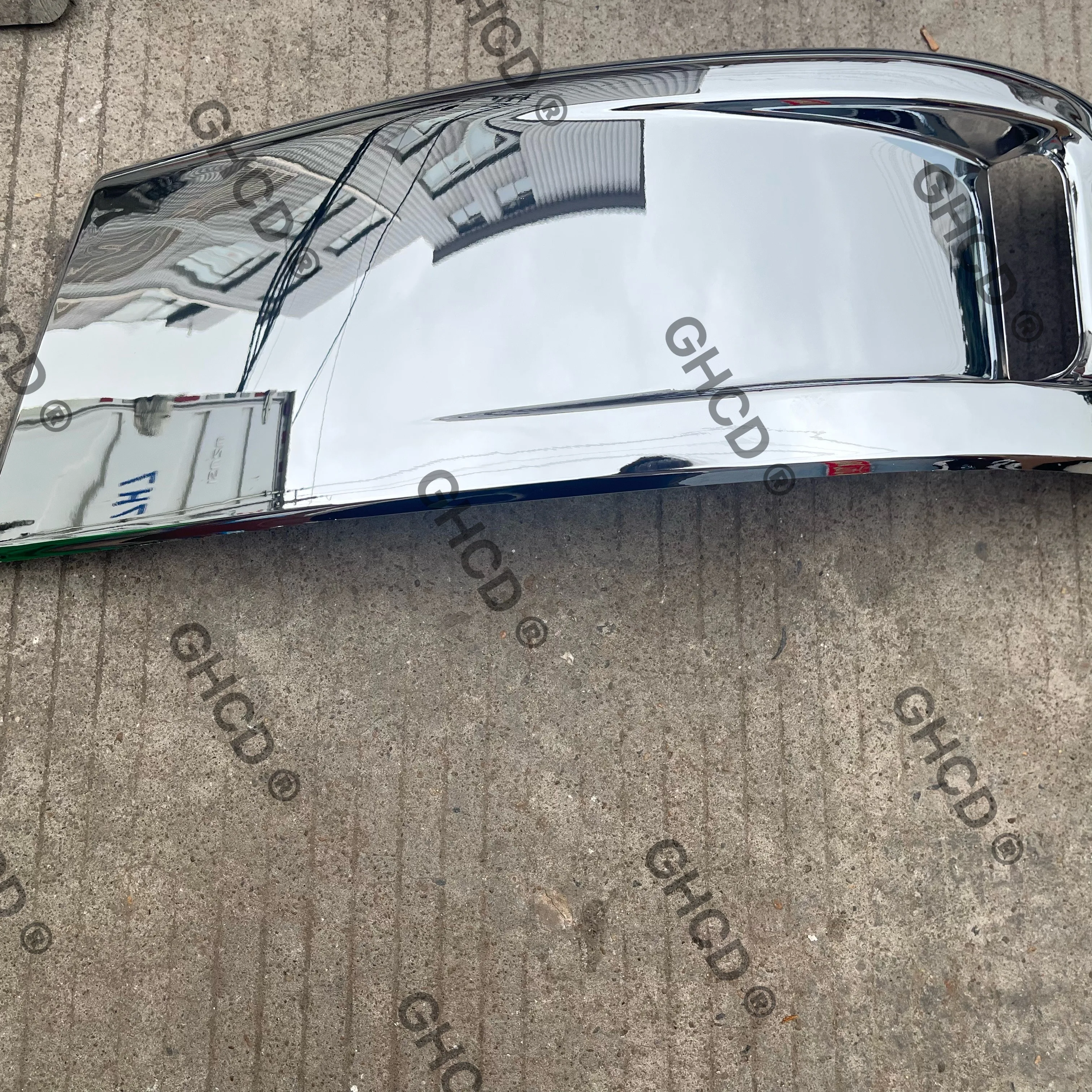 GHCD High Quality/Factory Price Japanese Truck Chrome Plated Bumper Garnish for MITSUBISHI FUSO/F420 details