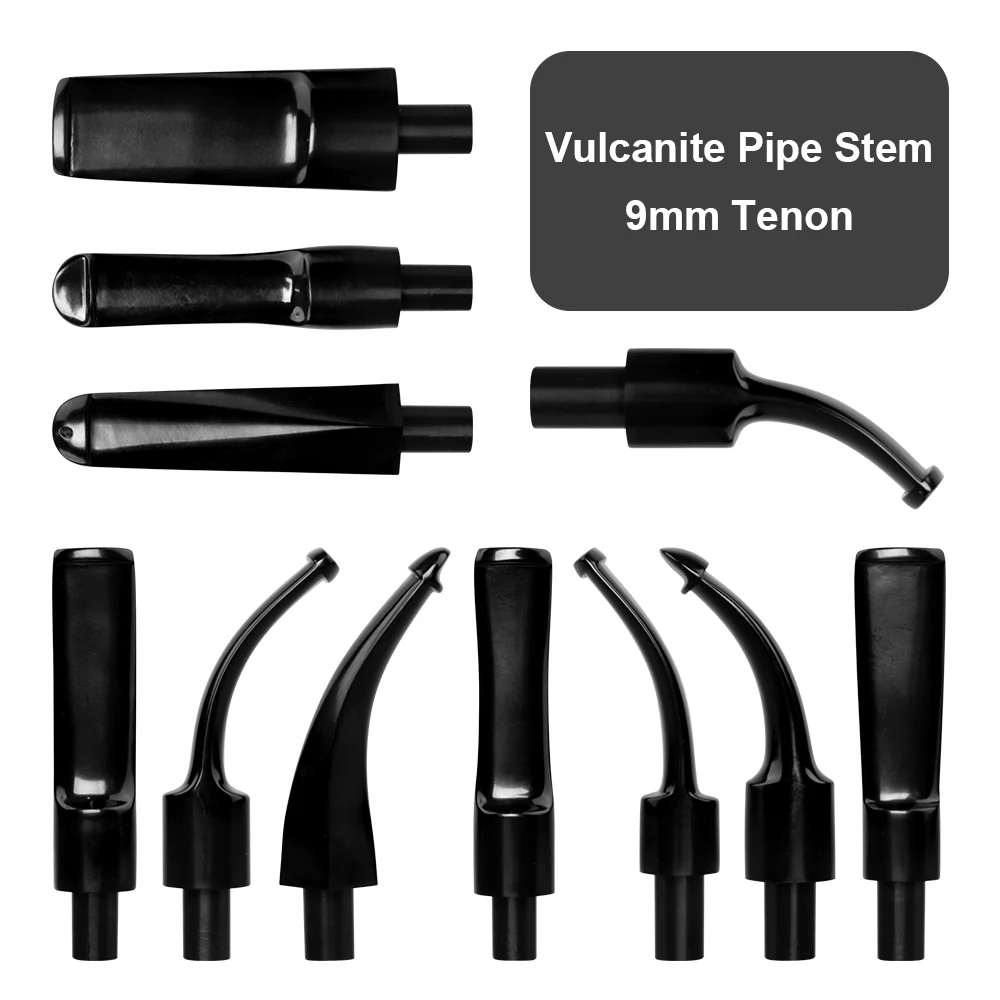 tobacco pipe stem Custom Bent Vulcanite Tobacco Pipe Stem