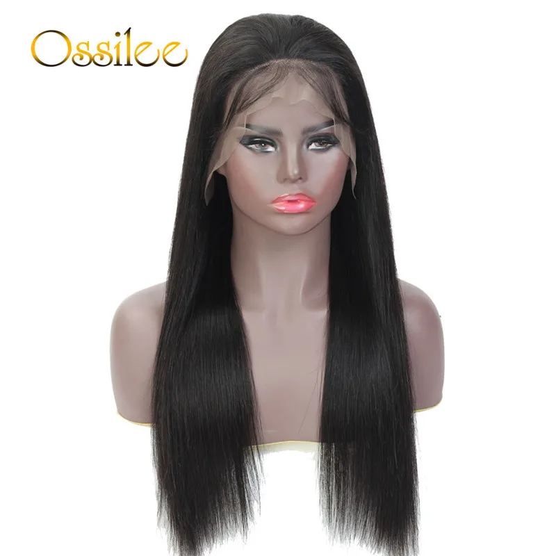 
150% 180% Density HD Full Lace Human Hair Wigs For Black Women,Wholesale Brazilian Virgin Hair Transparent Lace Front Wig 