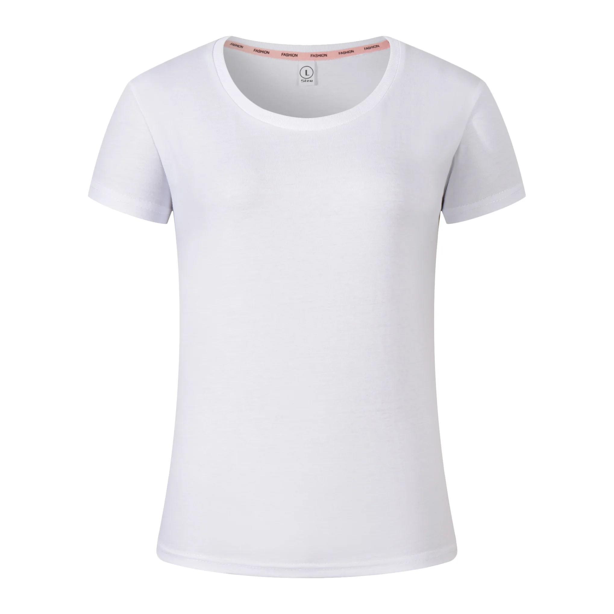 
High quality promotion fashion women shirts blank white cotton printing custom t shirt &nbsp;