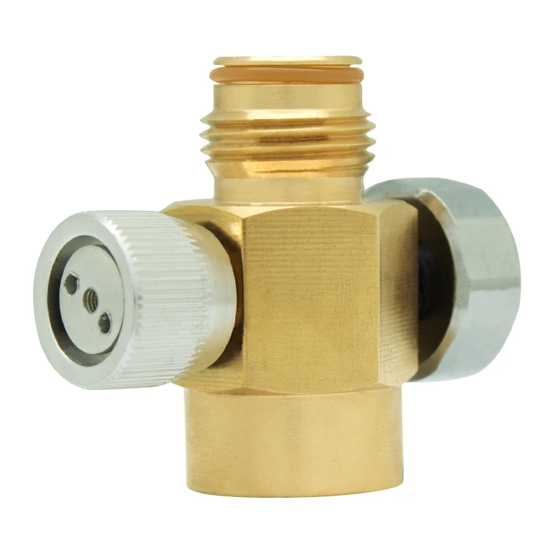 Brass Made Paintball Inner Thread Co2 Tank On/off Valve With 1500 Psi