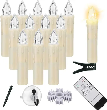 12 Pcs Led Window Candle Flameless Taper Candle Flashing Warm Light Ideal For Indoor And Outdoor Christmas Tree Candles Buy Electric Window Candles Mini Taper Candles Taper Candle With Timer Product On Alibaba Com