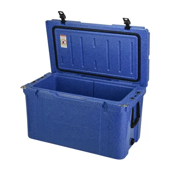 78l Durable Plastic Ice Storage Bin Rotomold Rolling Boat Yacht Chilly ...