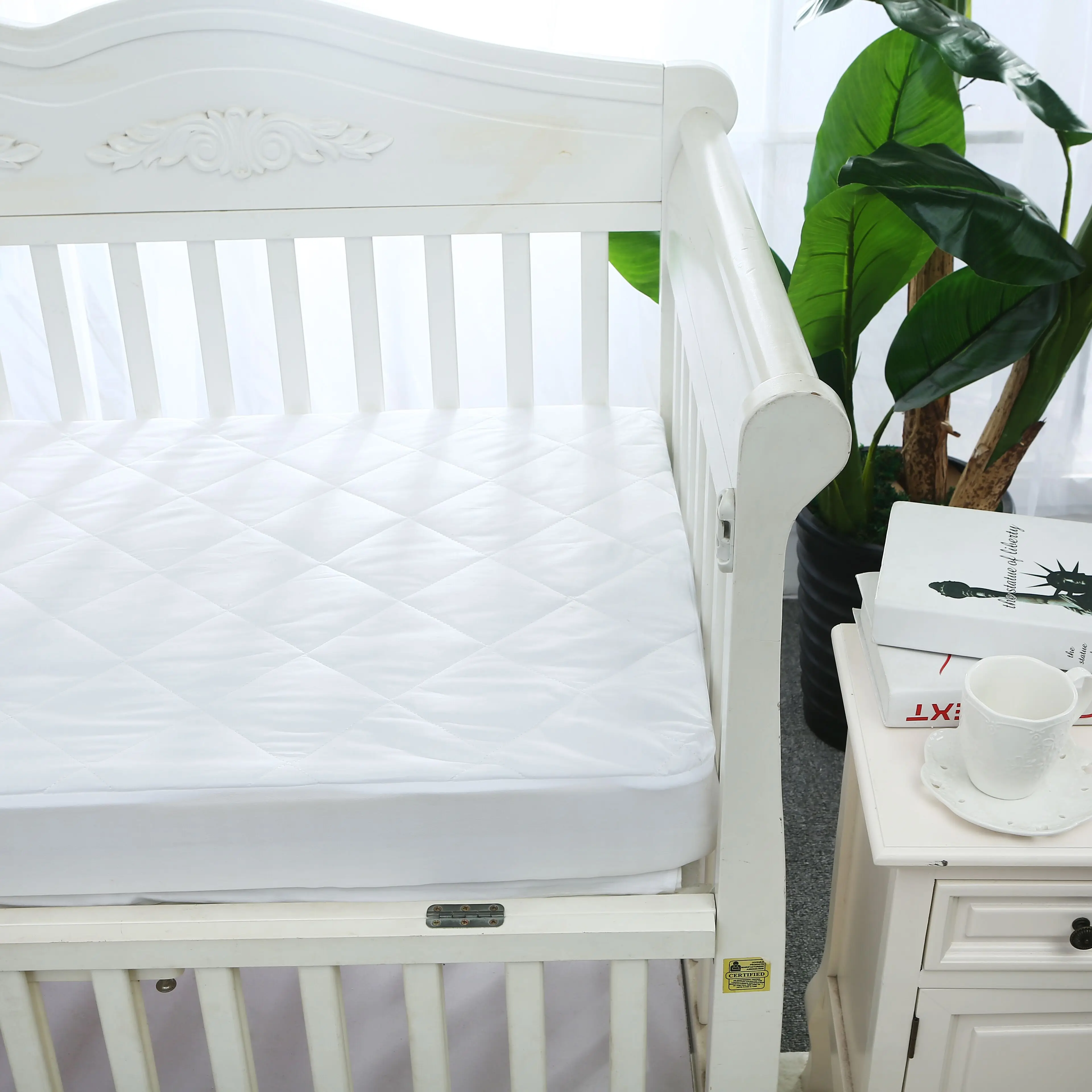 Baby Bed Quilted Waterproof Mattress Cover Buy Mattress Cover,Baby