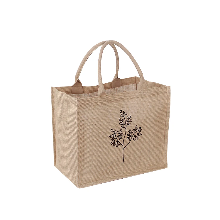 100 Natural Made Degradable Tote Jute Shopping Gifts Bag - Buy Gift ...