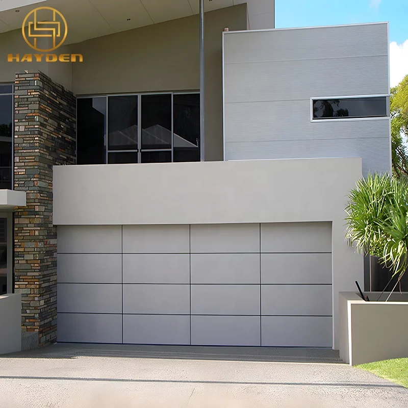 Frameless Aluminum Composite Panel Garage Door Buy Garage Door,Glass
