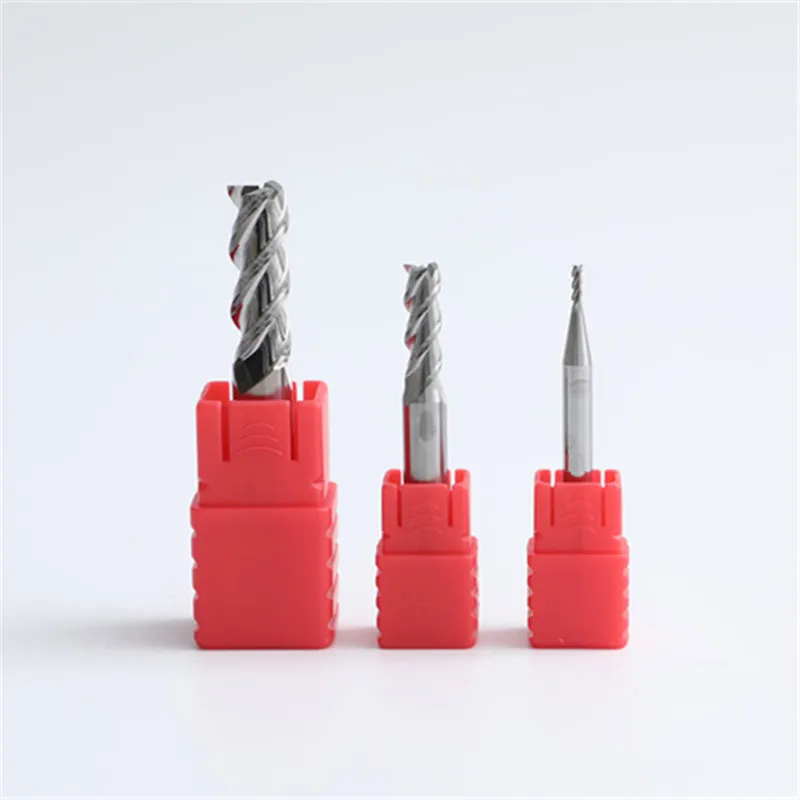 
CNC machine tool HRC55 milling cutter 2-3 slotted aluminum profiles solid carbide end mills 