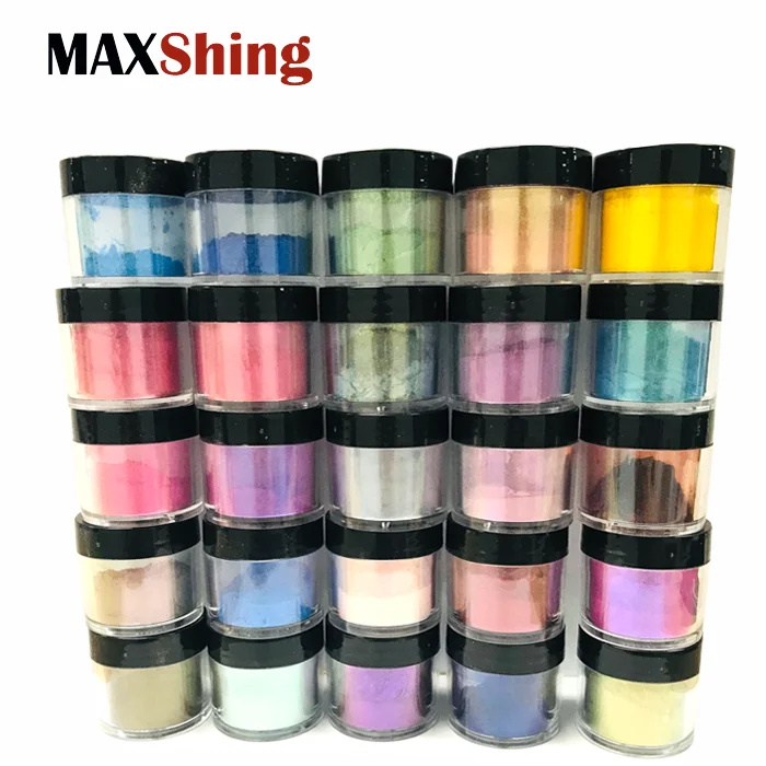 Maxshing Multicolor Pearl Mica Powder Pigment Cosmetic Mica For Loose