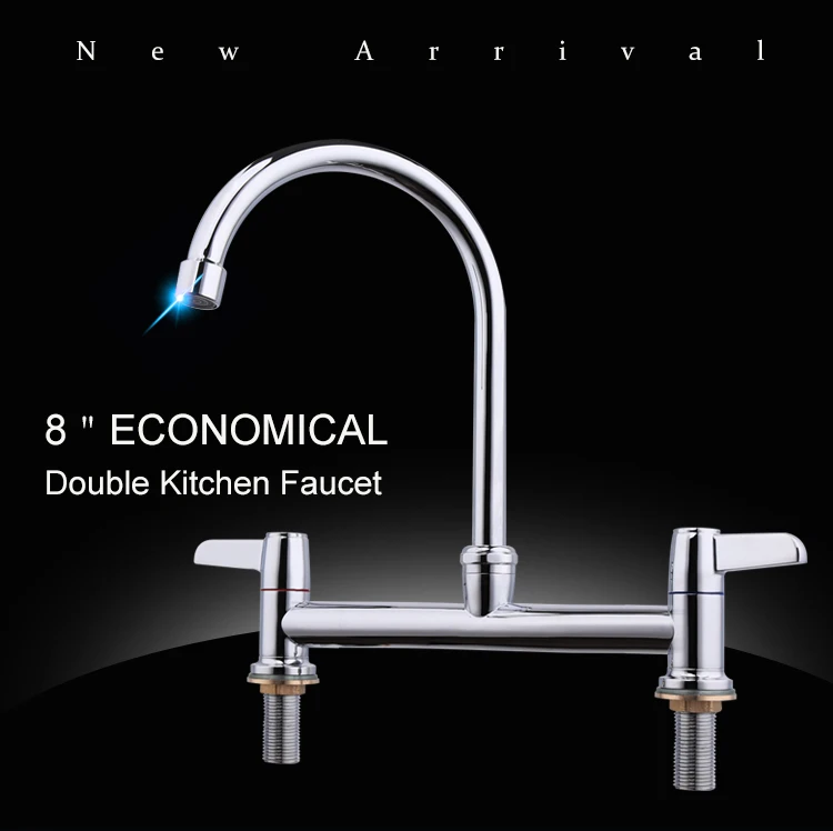 China Factory Direct Economical Style 8 Inch Kitchen Sink Mixer Taps