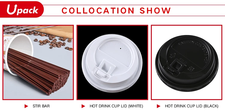 Vidrio de papel modificado para requisitos particulares de Logo Compostable Coffee Cups 8oz 12oz 14oz 16oz 22oz de la impresión para la bebida caliente