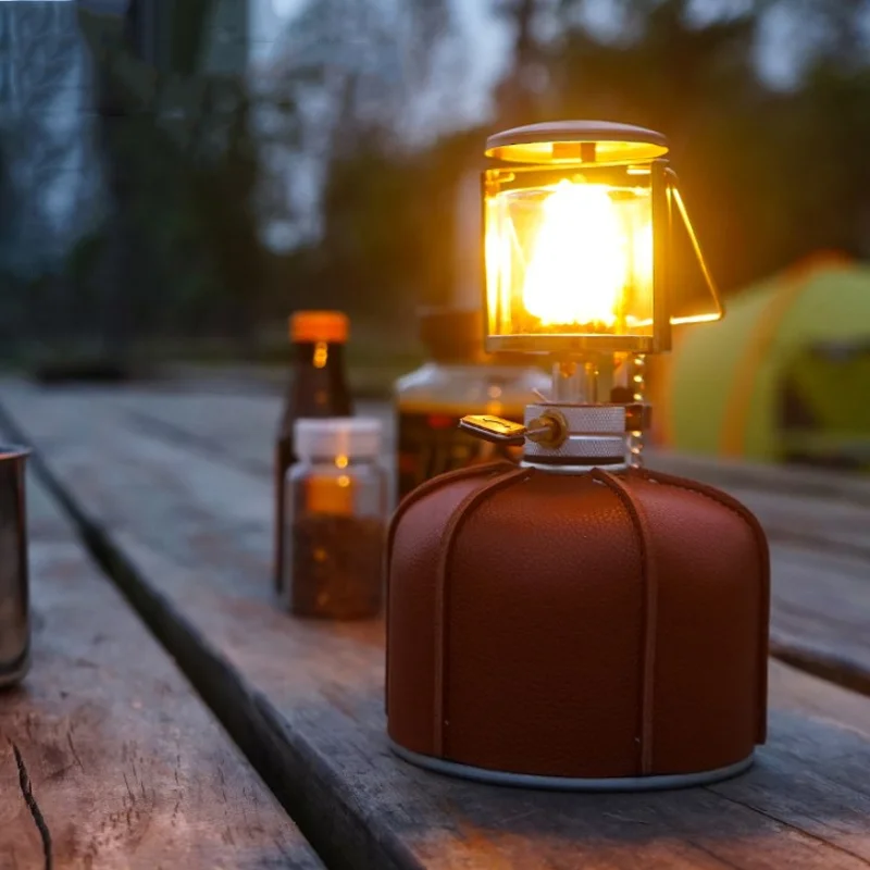 Outdoor Camp Stove Cover Propane Tank Case Camping Pu Leather Glamping Gas Tank Case For Gas
