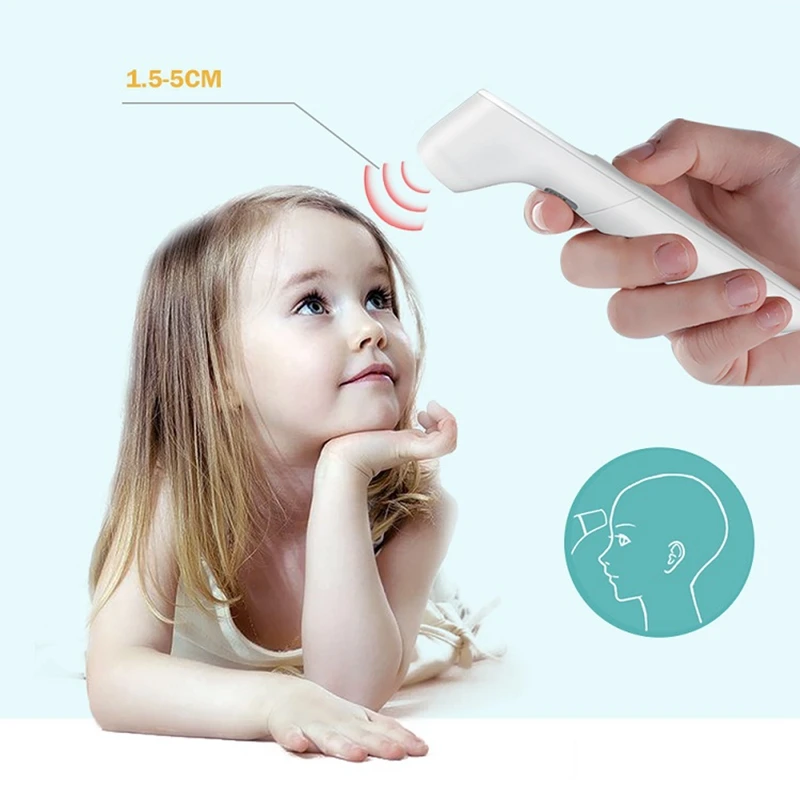 LCD Digital Non-contact IR Infrared Thermometer Forehead Body Temperature Meter for Baby Kid and Adult - KingCare | KingCare.net