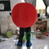 HI CE red ball mascot christmas character make cartoon costumes