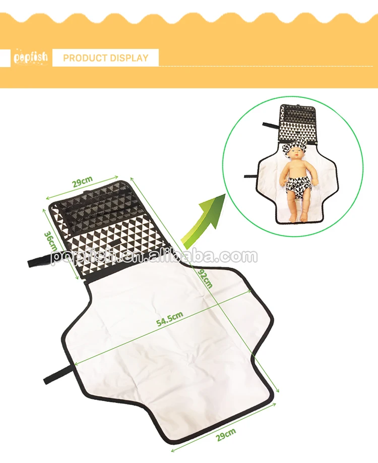Portable Diaper Changing Station Chanfing Pad Nursery Travel