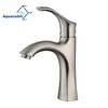 Aquacubic North American Standard Single Handle Chrome Bathroom Basin Faucets