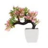 Artificial wholesale pine bonsai flower tree for home decor