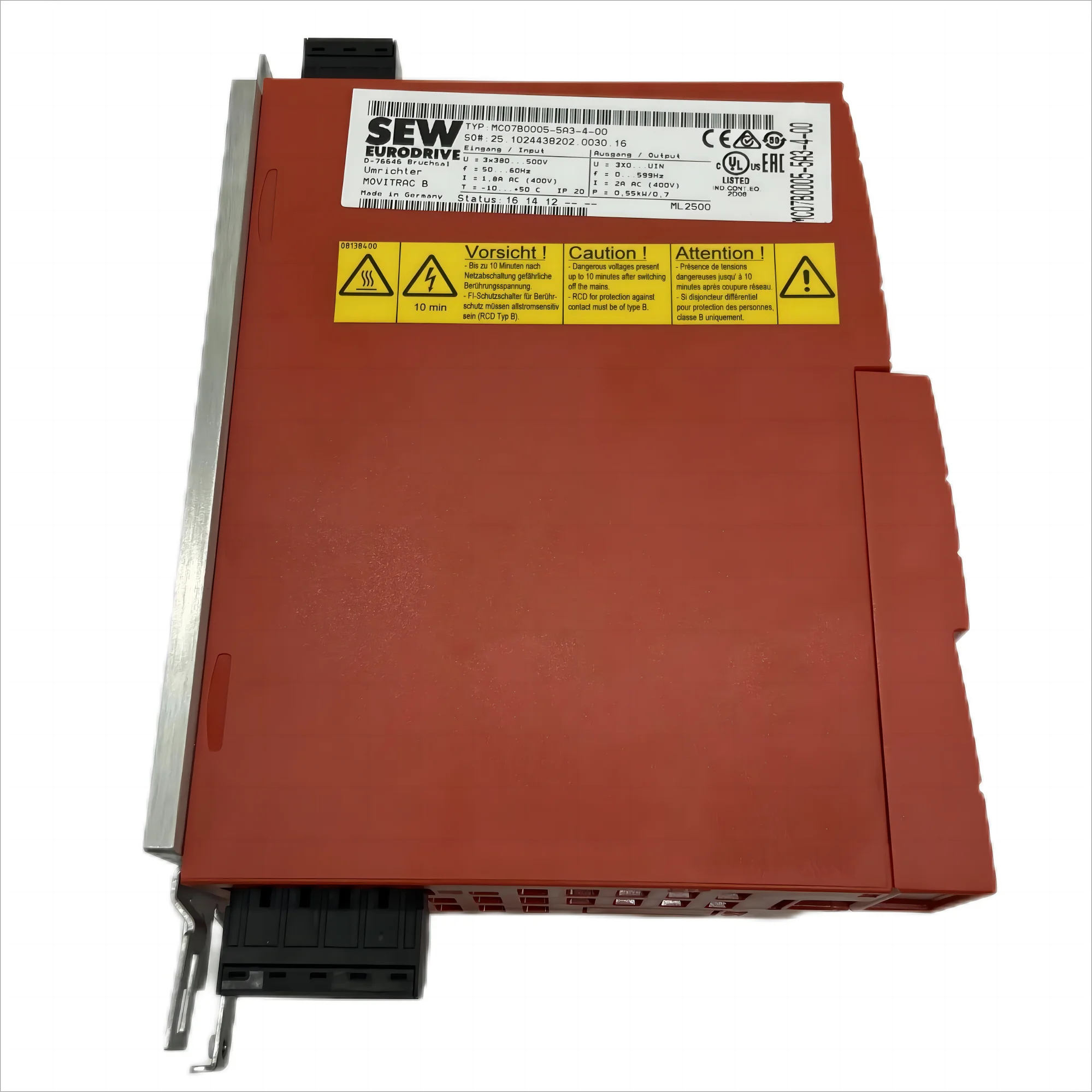 1 Pcs New Sew-eurodrive Inverter Mc07b0075-5a3-4-00 - Buy Sew Eurodrive ...