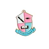 Knowledge of Self Reliance Enamel Gold Lapel Pin Badge