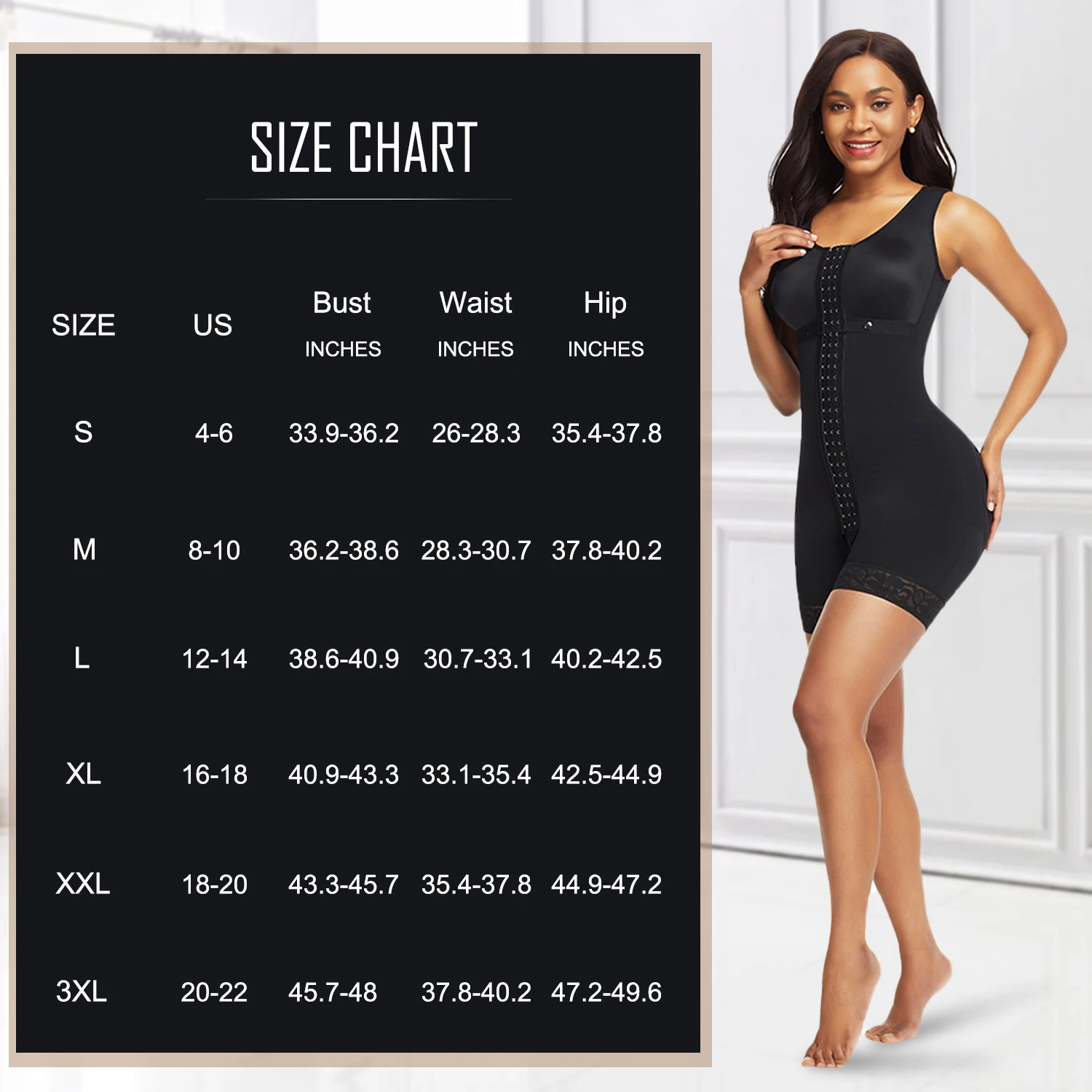 High Quality Full Body Tummy Control Women Plus Size Shapewear Seamless