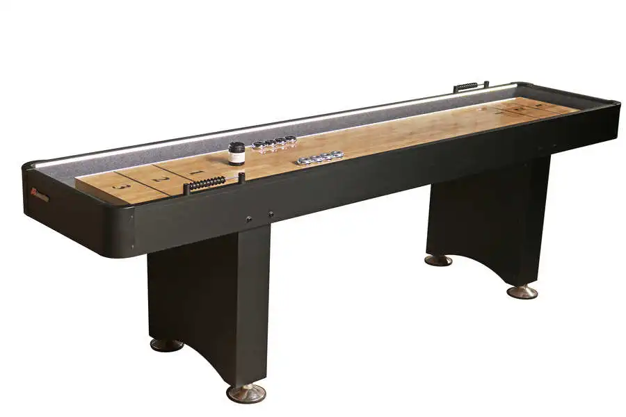 9ft Classic Solid Wood Shuffleboard Game Table Factory Wholesale Indoor