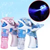 Yinuo Hot Selling Electric Glow in Dark Shooter Bubble Machine Toy