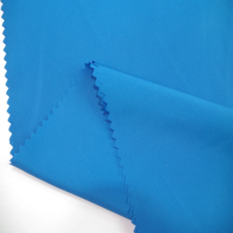 100% Polyester Spandex Pongee Ns 4 Way Stretch Fabric For Garment Fabric