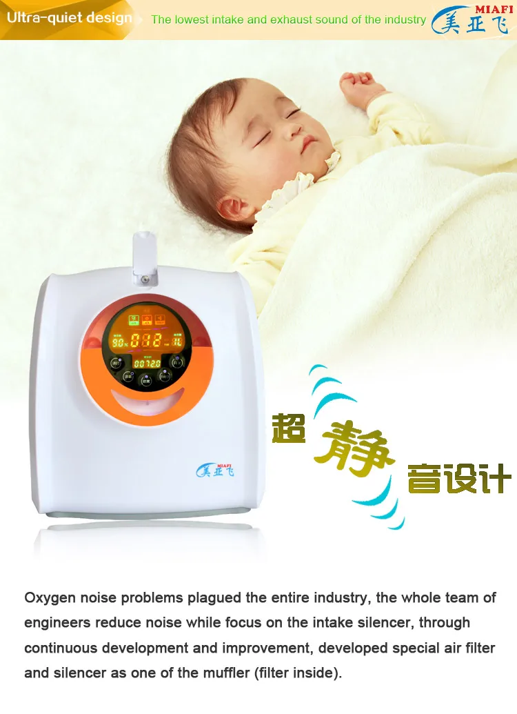 Oxygenconcentrator Portable Medical Machine House Hold Oxygen