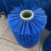 Clean truck brush parts crimp poly fiber cylindrical brush on sweeper China