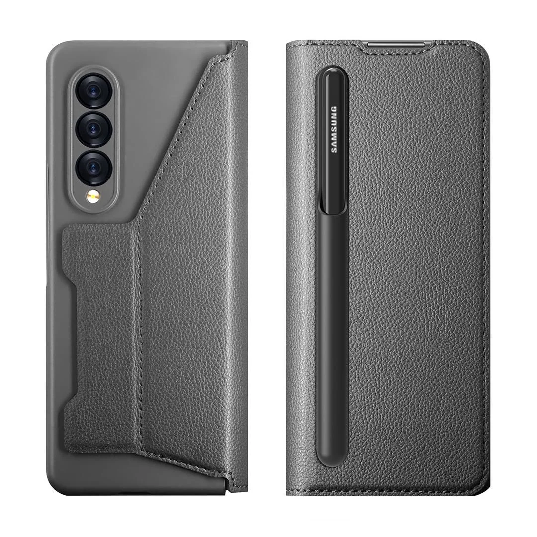 For Samsung Galaxy Z Fold 3 Flip Case Shockproof With Tpu Pen Holder