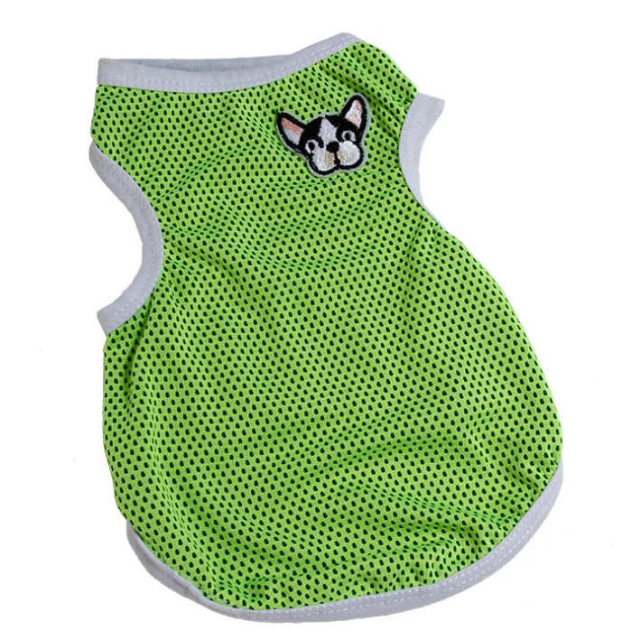 Wholesale Customization Sport Mesh Breathable Vest Pet Shirt Summer Dog