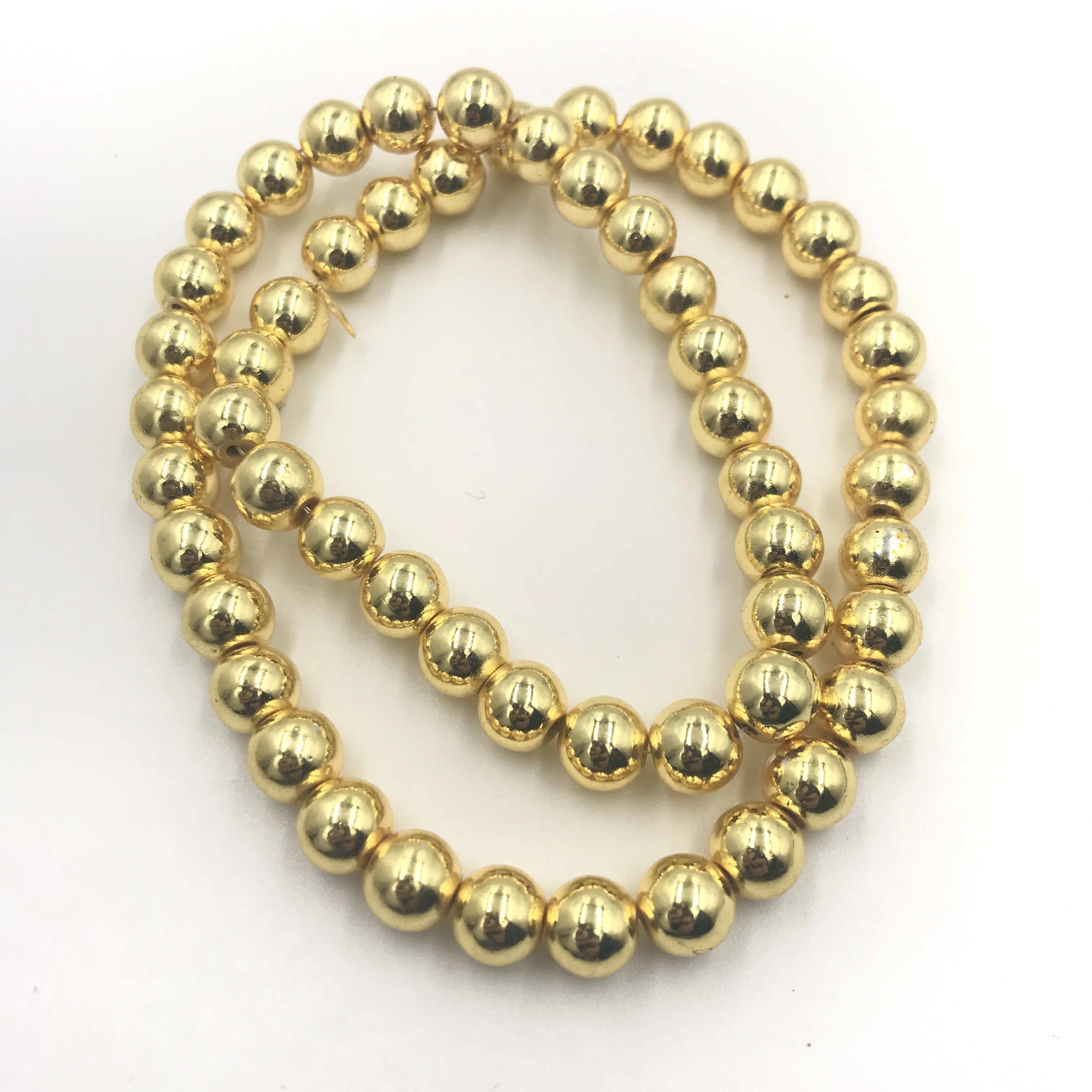 Wholesale Bead Supplies 10 Mm Hematite Beads Natural,Rose Gold Hematite