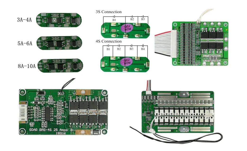 Bms 3s 10a схема