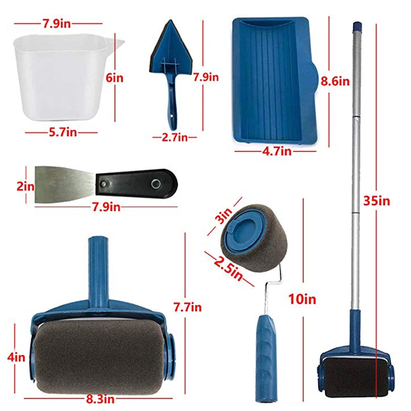 Paint Runner Pro Paint Roller And Brush With Easy Cleaning Painting