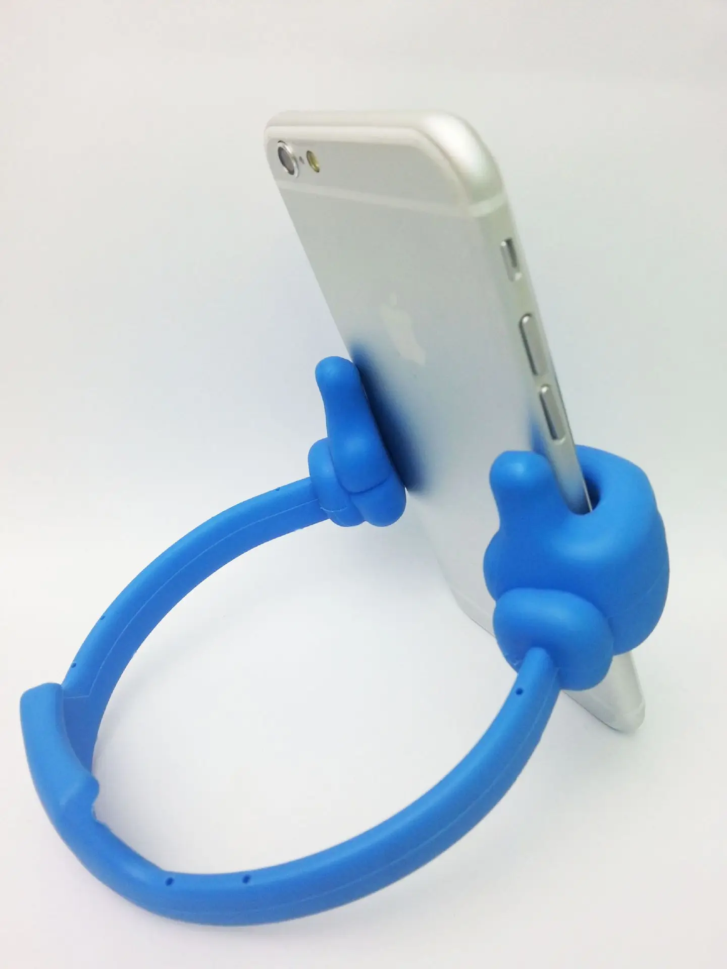 Portable thumbs up finger mobile phone stand