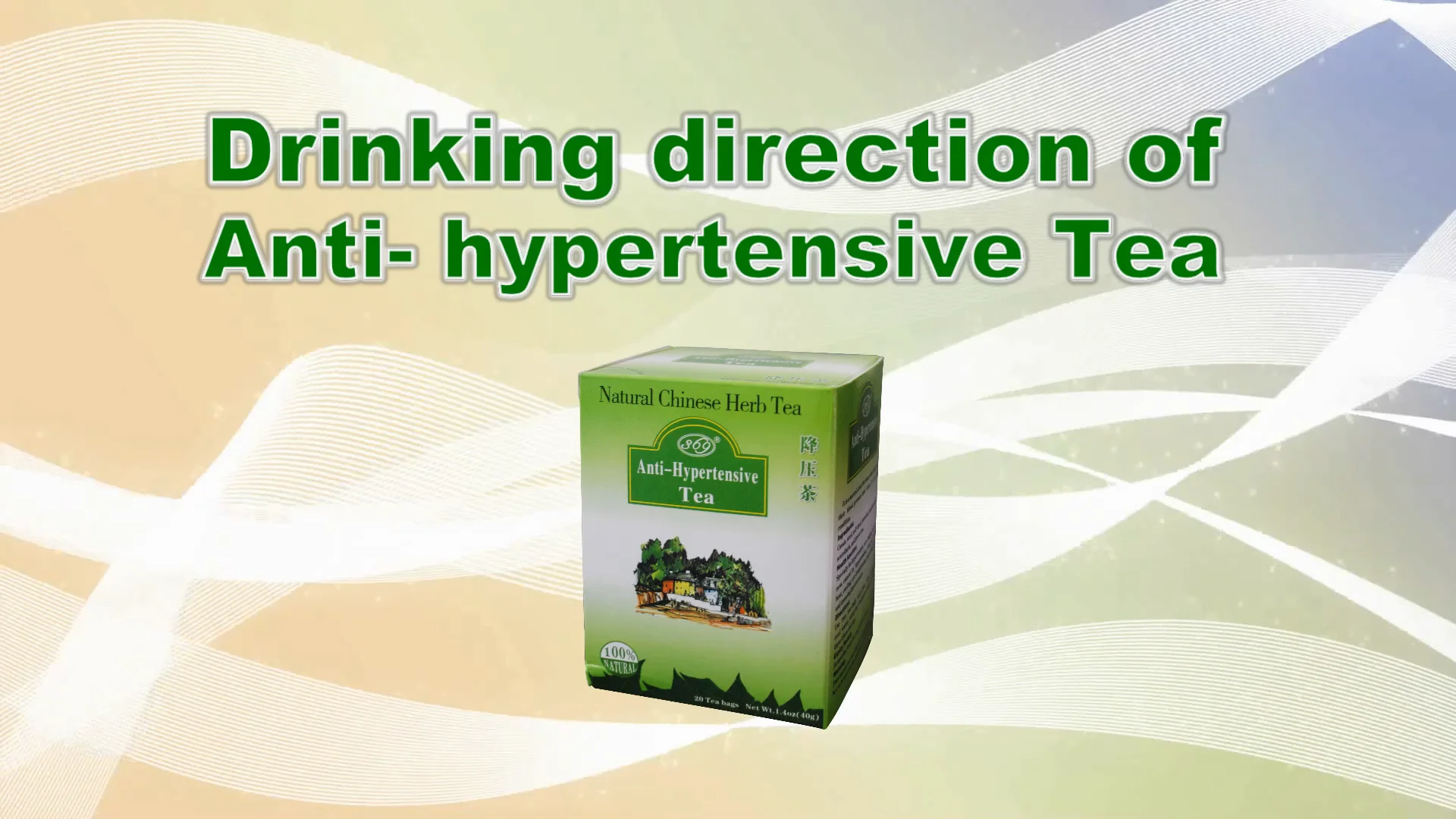 Chinese Functional Teabag Packed Herbal Tea For Lower Blood Pressure