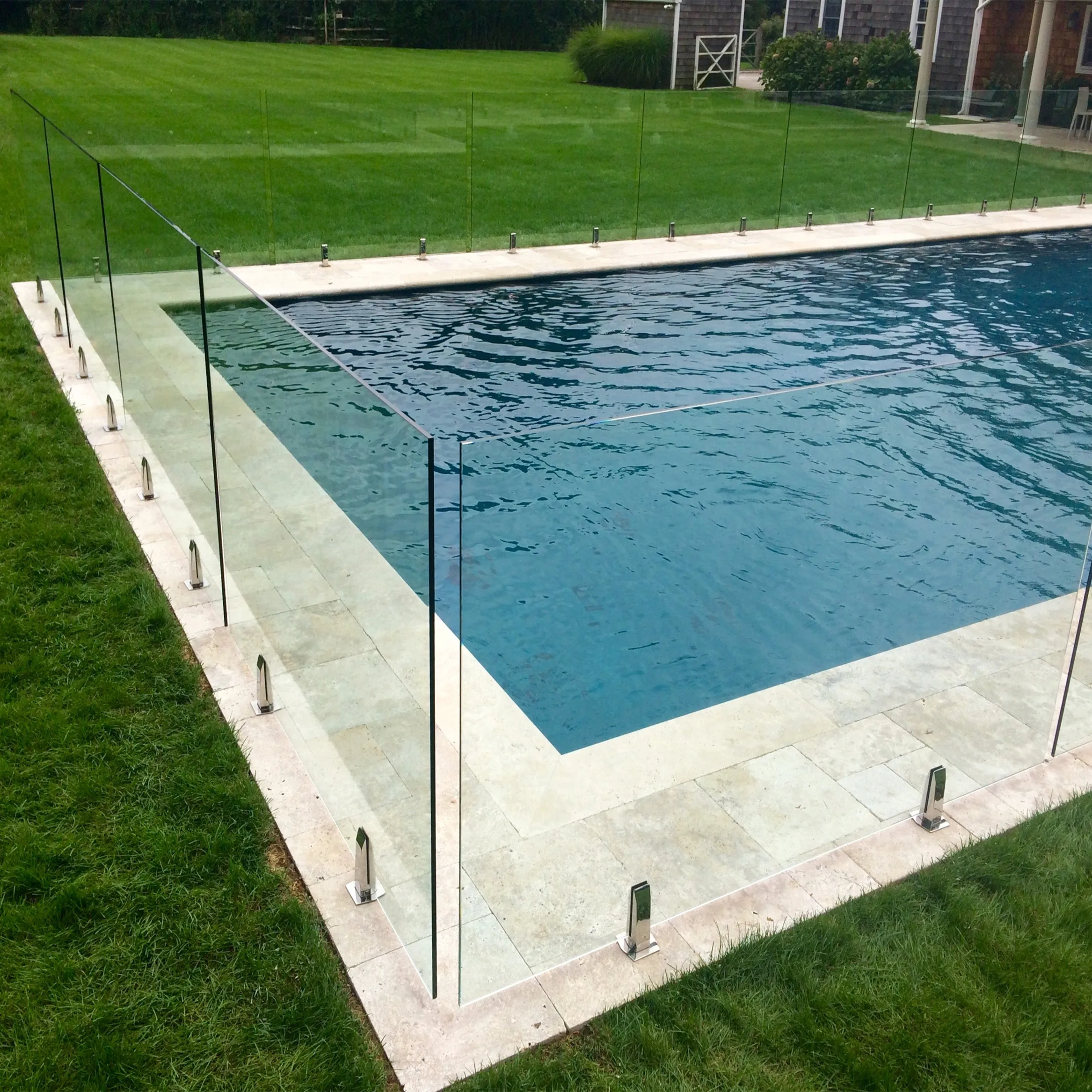 Excellent safety tempered glass fence toughened sandwich glass aluminum for swimming pool