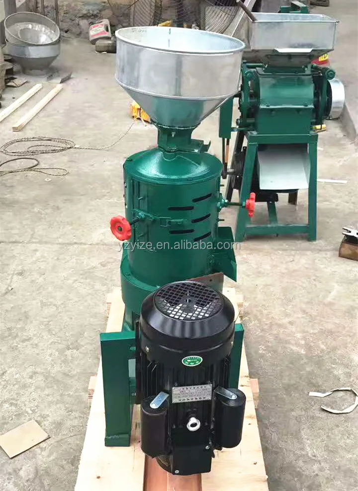 Small Oat Grain Dehuller Machine Corn Maizer Peeler Oats Cereal Barley