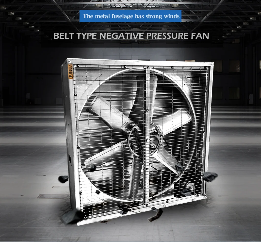 Kanasi-ventilador De Escape Industrial Para Gallinero,De Metal,6 Aspas