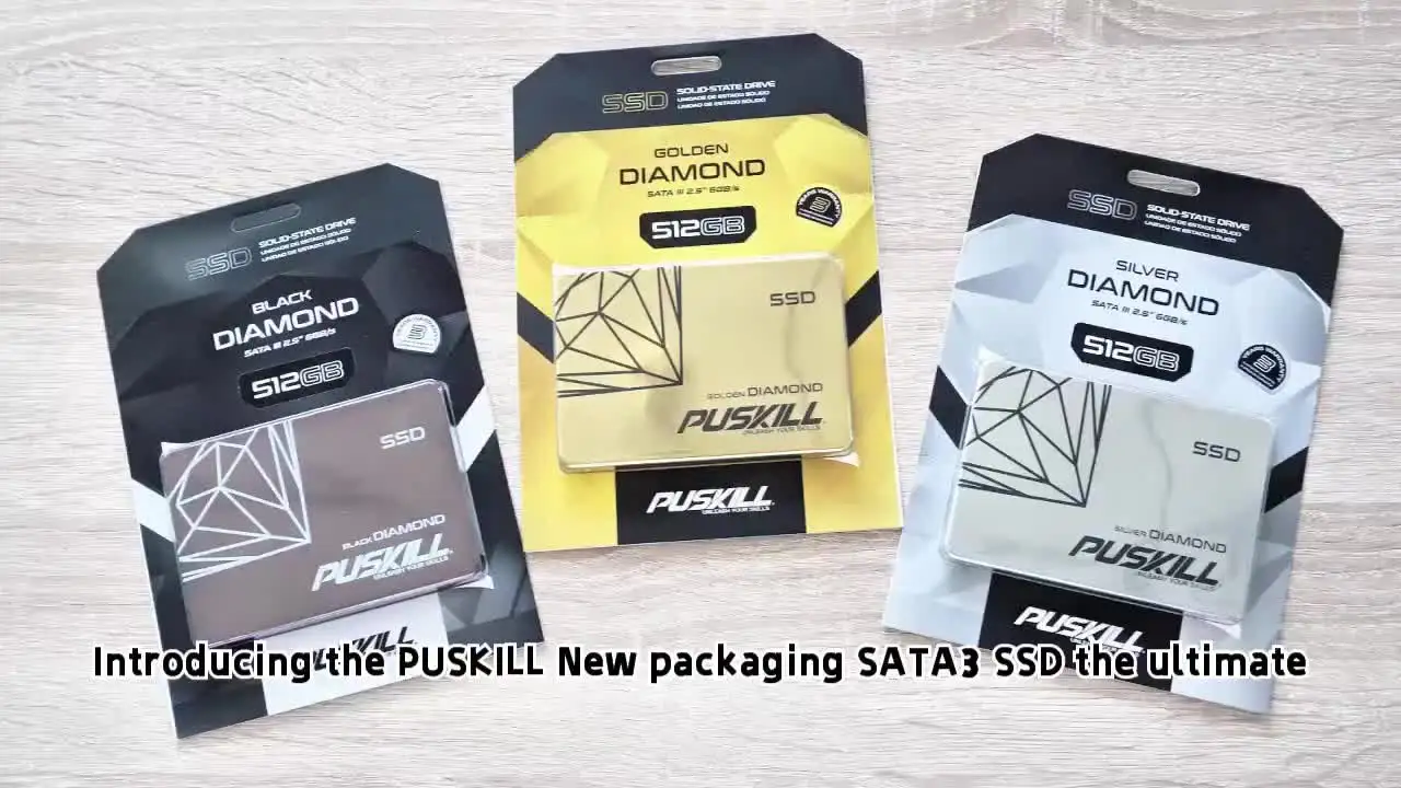 PUSKILL High Performance SATA3 SSD 128GB - Reliable Storage