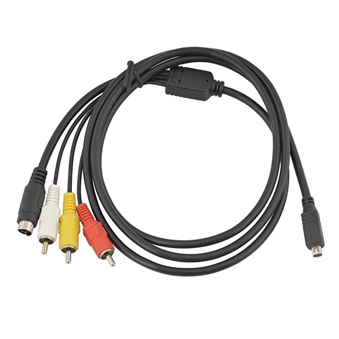 DKKPIA FDR-X1000/W Camcorder Camera FDR-X1000 AV A/V Audio Video RCA TV Cable Cord Lead for Sony Handycam Model