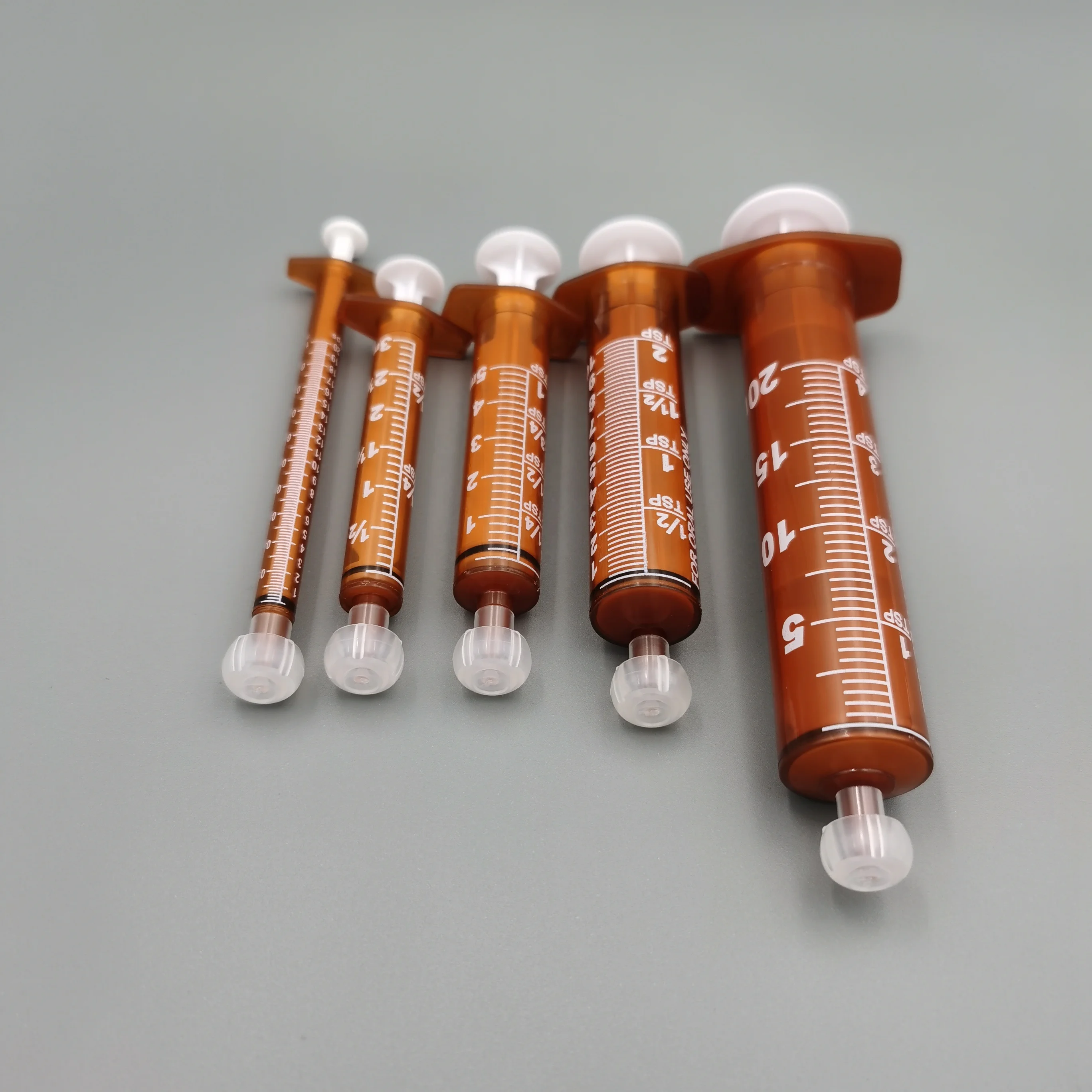 Light Proof Syringes Amber Oral Syringe Oral Dispenser 1ml 3ml 5ml 10ml